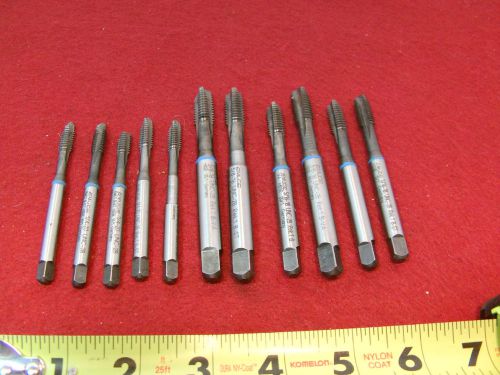ASSORTED LOT OF 11 Emuce GUN REAMERS Metal Machinist parts  lot #2 Germany