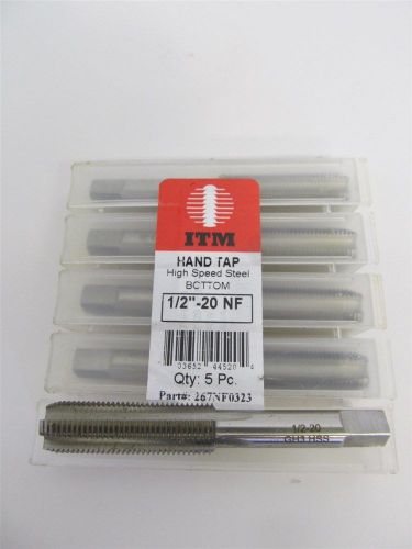 Itm 267nf0323, 1/2&#034;-20nf, hss bottom hand tap - 5 each for sale