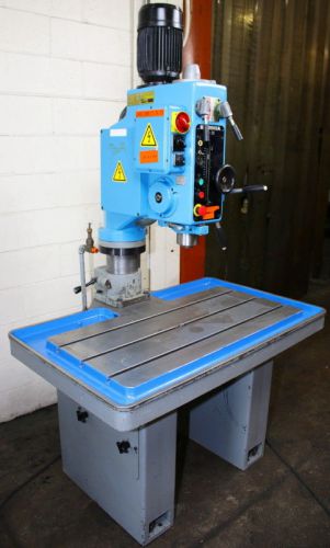 29&#034; ibarmia geared head drill press, new 1993, tapping, 2 hp, #4mt, for sale