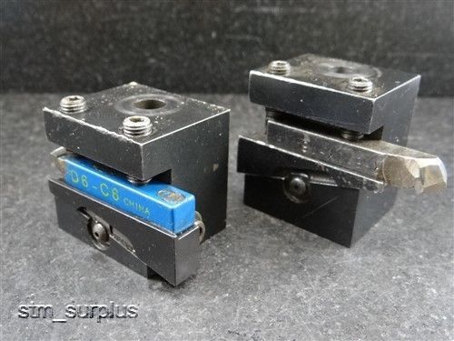 Pair of hardinge model d4 &amp; d5 wedge tool holder blocks for sale