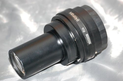 Nice Mitutoyo 10X Projection Lens, P/N 172-402 for a  PV-500  Profile Projector.