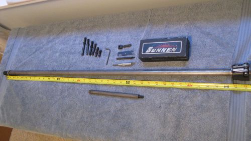 SUNNEN 36&#034; BORE GAGE WITH 1 THRU 6 POINTS AND TOOLS. MINUS INDICATOR