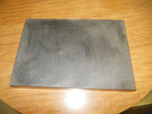 Black granite test plate 12&#034;x18&#034;x3-1/4&#034;,weight 85 lbs. for sale