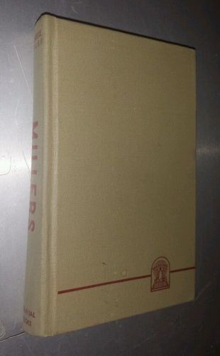 WWII 1943 MILLING MACHINE INSTRUCTION BOOK&#034;MILLERS&#034;EMANUELE STIERI BROWN SHARPE