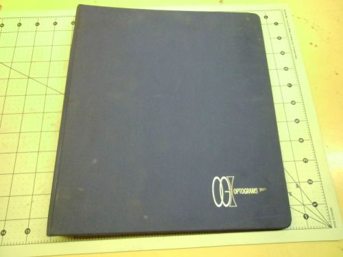 OPTOGRAMS, INC. INSTRUCTION MANUAL FOR DINACOMP POSITIONING SYSTEM #1575