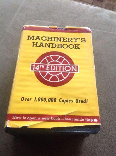 Machinery&#039;s Handbook 14th Edition (1953) Machinist&#039;s Reference Guide