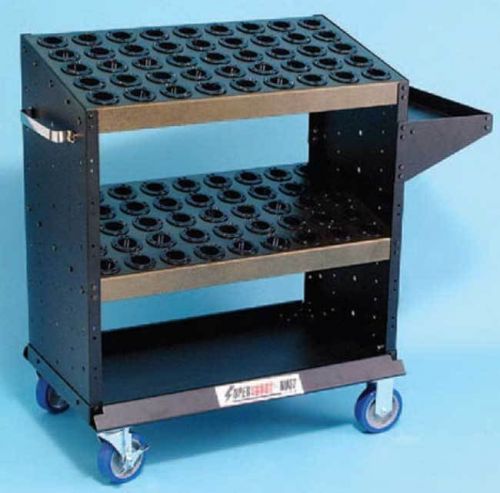 Huot bt,cat 40 cnc tools heavy duty super scoot/tool cart- holds 90 toolholders for sale