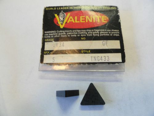 Valenite Ceramic Turning Inserts, TNG 433, Grade V34