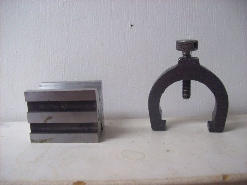 Eclpise england vee v-block and clamp model 231 nice smooth tool for sale