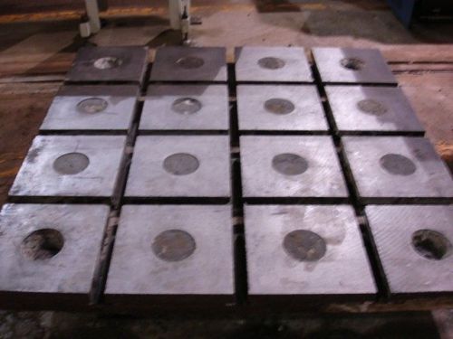 Floor Plates, Cast Iron, 60&#034; x 60&#034; x 4.5&#034; , www.assetexchangeinc.com