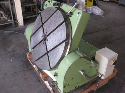 WALTER RTS-800 31&#034; POWER TILTING ROTARY TABLE. PRISTINE!