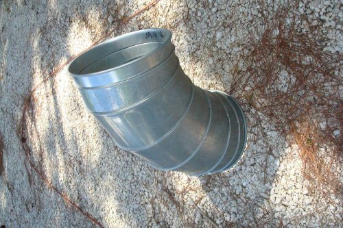 DUST PIPE 14&#034; 60 DEGREE ELBOW  VENT AIRDUCT METAL HEAVY DUTY