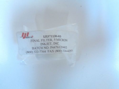 Inkjet inc iji371130-03 5 micron external filter - free shipping!!! for sale
