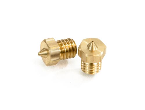 2 pcs 0.25mm x 3mm -USA -Universal Low Profile Brass Nozzle Print Head-Makerbot