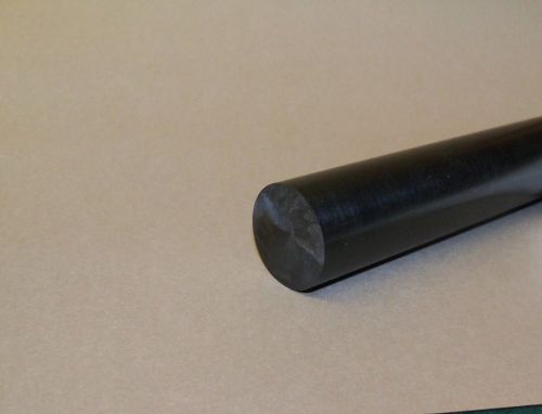 Delrin/Acetal Rod Black 1&#034; diameter 6&#034; long