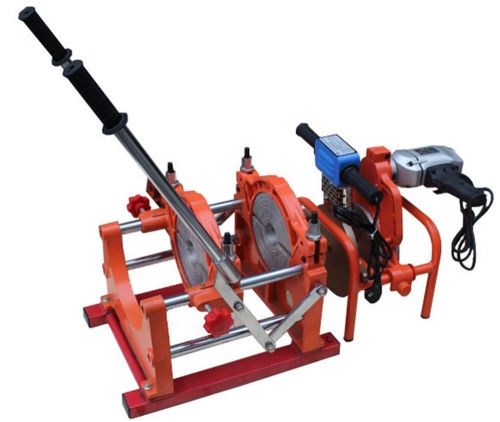 63mm-160mm hdpe manual welding machine two clamps pipe fusion machine welder for sale