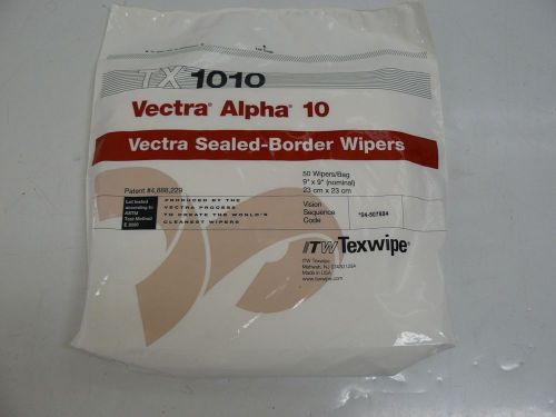 NEW ITW TEXWIPE TX 1010 VECTRA ALPHA 10 VECTRA SEALED BORDER WIPERS