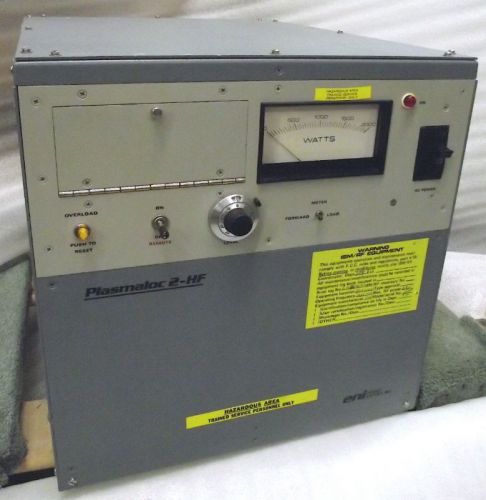 Eni plasmaloc 2-hf rf generator / 90 - 460kc low frequency / warranty for sale