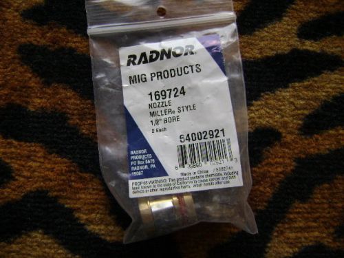 Radnor Miller Style Mig Nozzle x 2