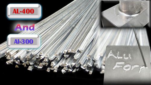 55pc-9&#034; Aluminum repair AluForr . Brazing - Soldering / rods AL-300  AL-400