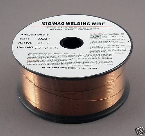 2 lb roll er70s-6 .023&#034; steel mig welding weld wire for sale