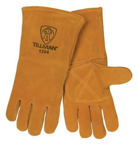Tillman 1204 Double Reinforced Leather Palm Welding Gloves, Large