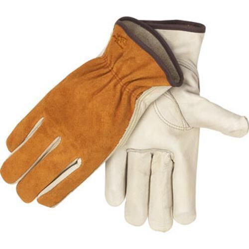 Black Stallion Large 97 Value  Cowhide Palm &amp; Split Cowhide Back Driving Gloves