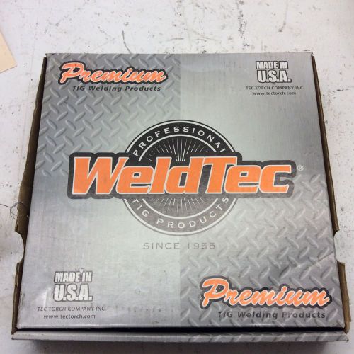 (1) nib weldtec 150 amp air cooled tig torch with v 25&#039; (wt-17v-25r) for sale