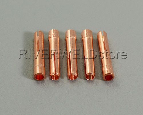 13n24 1/8&#034; 3.2mm collet for tig welding torch sr db pta wp 9 20 25 series,5pk for sale