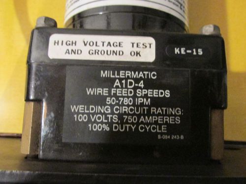 Miller Welder Wirefeed Motor A1D-4