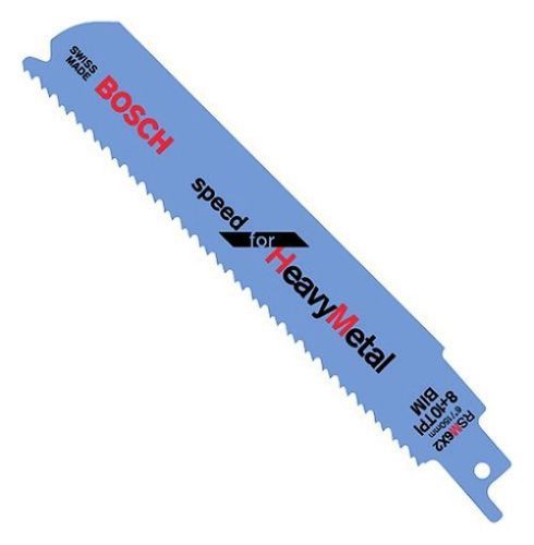 Bosch RSM6X2-25P RSM6X2 25P 6-in 8+10T Metal Cutting reciprocating Saw Blades -
