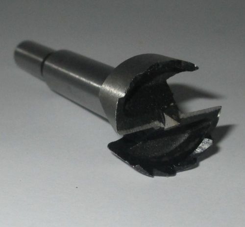 1&#034; forstner bit precision sharpened high carbon steel 3/8&#034; reinforced shank for sale