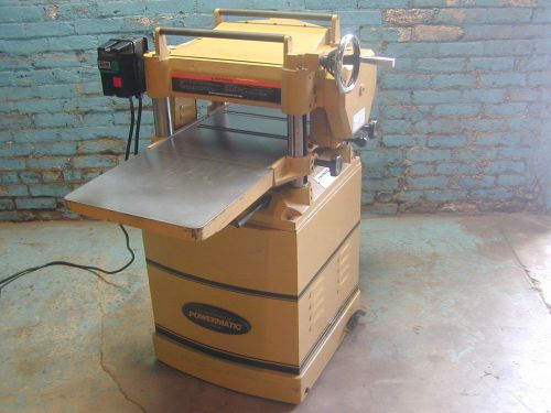 Powermartic 15hh single 1 phase 15 inch helical spiral head planer for sale