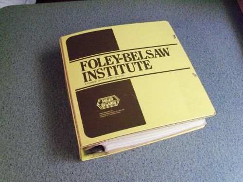 Foley-Belsaw Institute / Small Engine Repair Course / 42 Lessons plus 2 Advance
