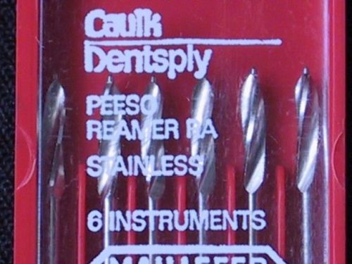 Dentsply Caulk Maillefer Peeso Reamers #6 Endodontic