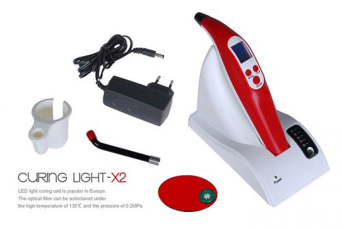 US Storage Dental wireless LED Curing Light Lamp Treatment Orthodontics T2 Red