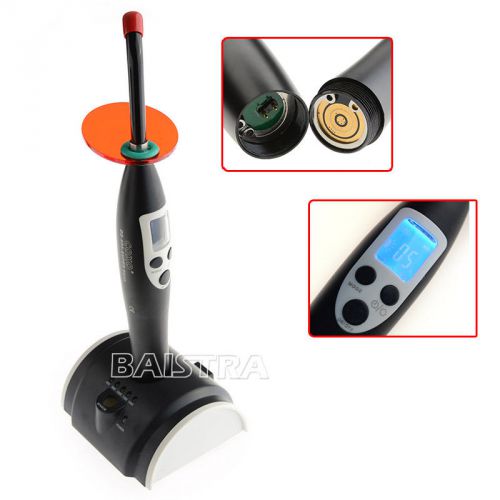 Dental curing light led lamp wireless tooth whitening accelerator lcd display for sale