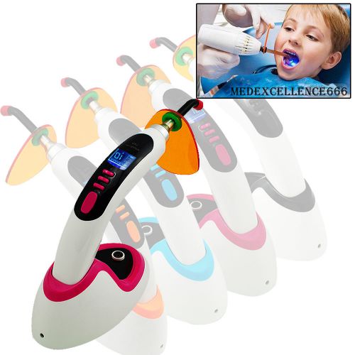 1400mw wireless cordless led dental curing light lamp 5w + teeth whitening for sale