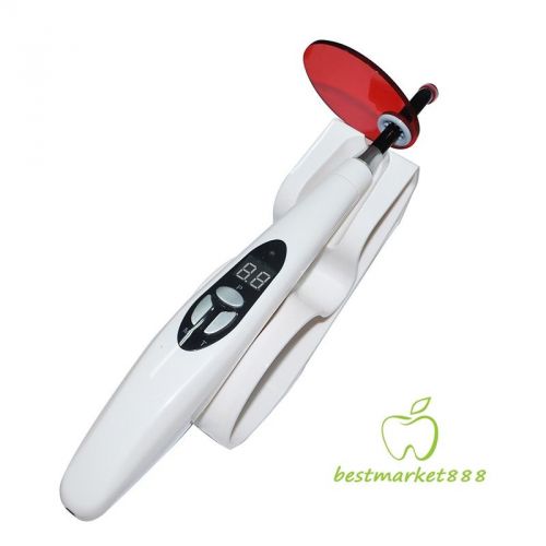 SALE WHITE Dental CL7W Wireless Cordless LED Curing Light Lamp 1400mw #180624