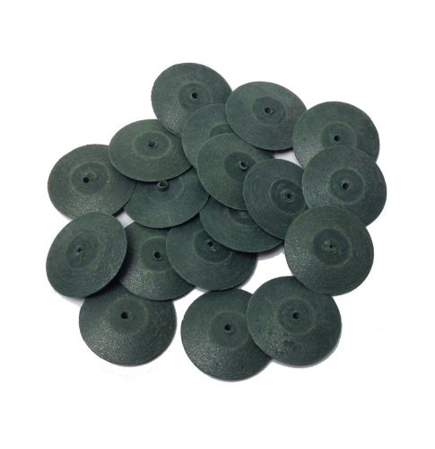Rubber polisher wheels green 100/box besqual for all dental alloys for sale