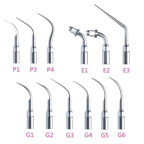 12 X SCALING ENDO PERIO dental scaler tips compatible EMS &amp; WOODPECKER