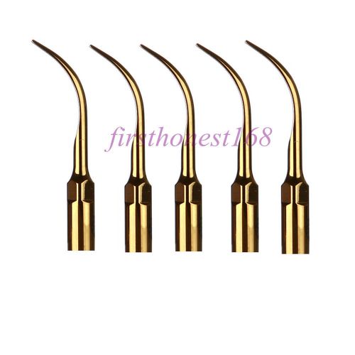 5xdental ultrasonic piezo scaler tips for ems woodpecker scaling handpiece g5t for sale