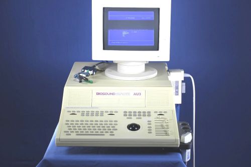 Biosound esaote au3 7050 portable color ultrasound w/ la13 transducer for sale