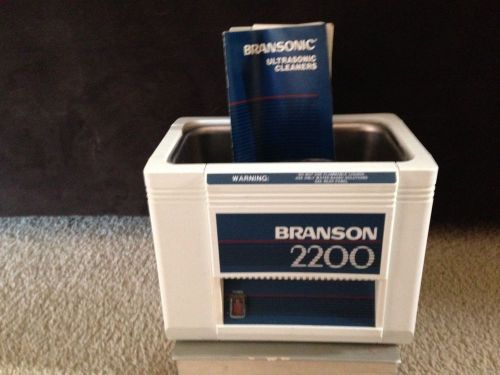 Branson B-2200R-1 Ultrasonic Cleaner 9.5&#034; L x 5&#034; W x 4&#034; H  Jewelry TESTED