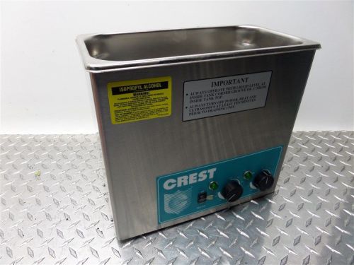 Crest ultrasonics tru-sweep heated ultra sonic cleaner 11.5&#034; x 6&#034; x 6&#034; tank for sale
