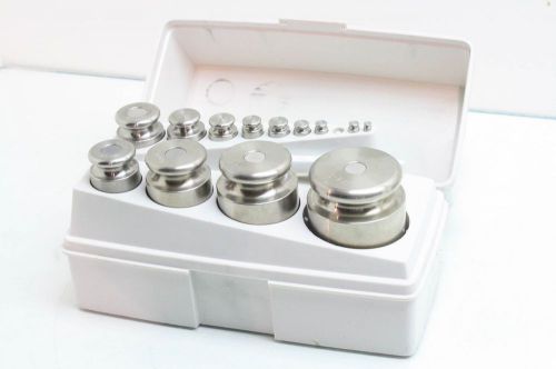 Sto-a-weight stainless steel metric weight calibration set 1g - 2kg for sale