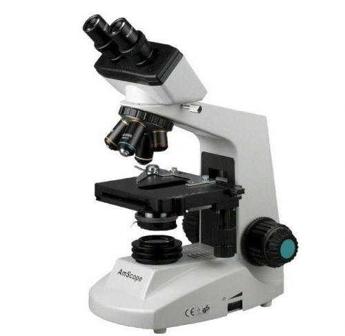 Amscope t370a professional compound trinocular microscope, 40x-1600x magnificati for sale