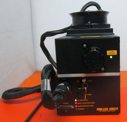 Melles griot laser 35-kap-431-230 with melles griot power supply 176b-100b-004 for sale