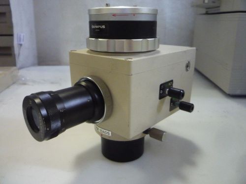Olympus pm-10ads photomicrographic camera adapter + eye piece -(item # 1136/16) for sale