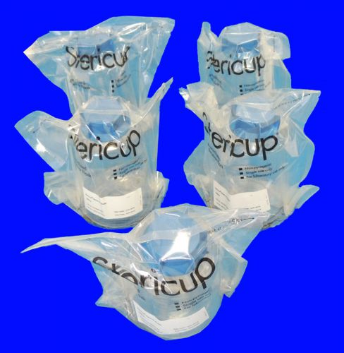 Lot 5 new millipore 1000ml stericup filtering receiver &amp; storage flask sc00b10re for sale